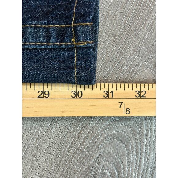 True Religion Embroidered Logo Straight Leg Baggy Jeans Pants Y2K - Men’s 38x30 - Picture 10 of 11